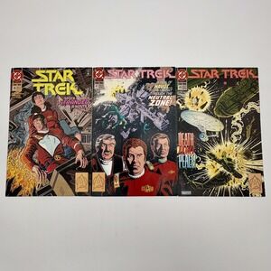 Star Trek DC Comics‎ Lot 3 Issues #46 #47 #49 1993 Series Kirk Spock Set TOS